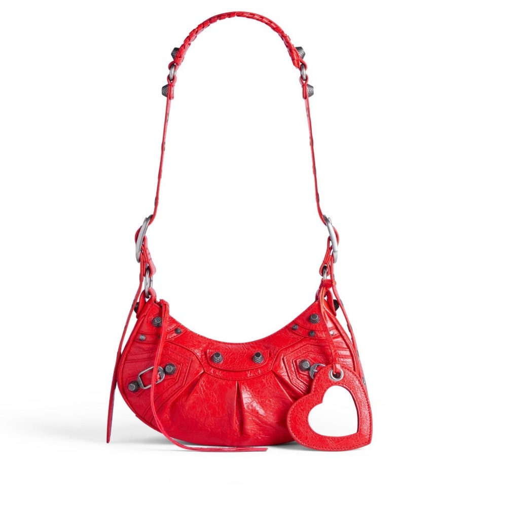 Red le cagole shoulder bag